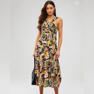 SAYLOR Floral Midi Dress